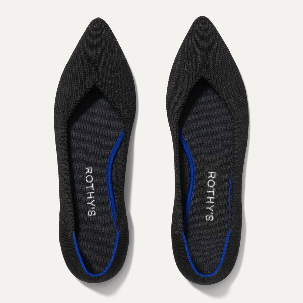 The Point black shoe by Rothy's - Picture 2 of 3